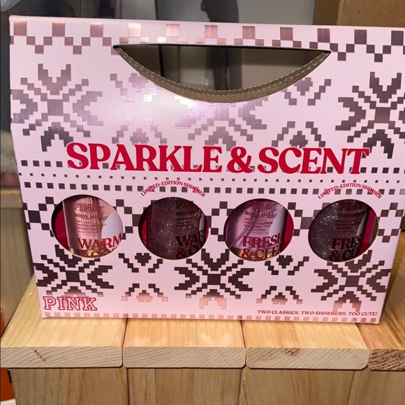 PINK Victoria's Secret Other - 🎉 🎉SALE🎉🎉 PINK Victoria's Secret Sparkle & Scent Set -Limited Edition Shimmers!